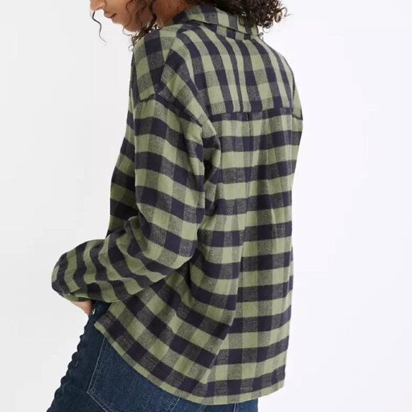 Madewell Flannel Sunday Shirt in Buffalo Check - Picture 2 of 13